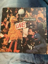 Sesame Street Live! LP Columbia KC32343 1973 Fold-out cover