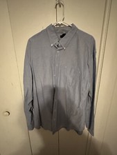 Gap Men's Blue Long Sleeve Dress Shirt Size XXL