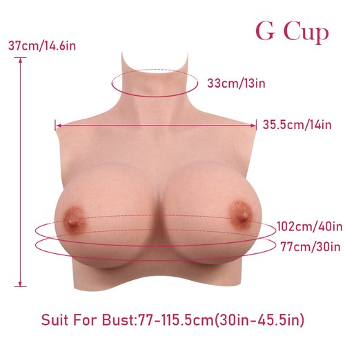 US Stock G Tasse Silikon Brustformen für Crossdresser Transgender Drag Queen - Bild 6 von 12