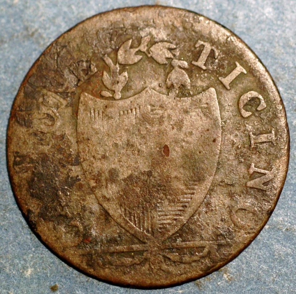 Switzerland Canton Ticino 3 Soldi 1813 KM#2 - Image 2 of 2