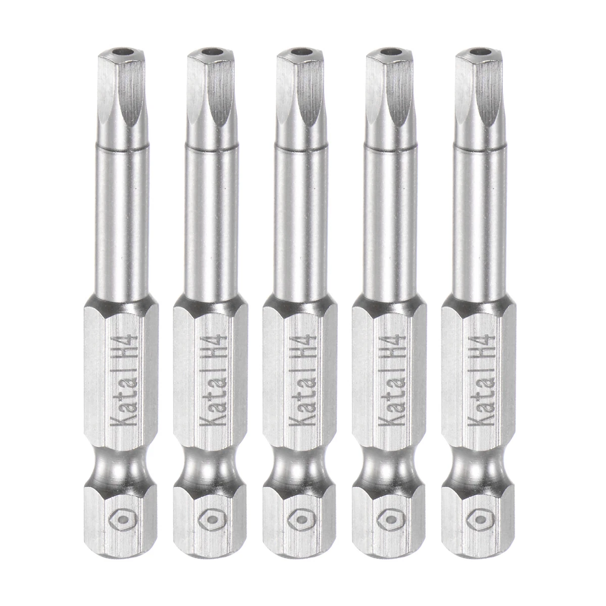 5pcs H4 Magnetic Security Pentagon Screwdriver Bit 1 4