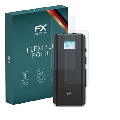 atFoliX 3x Folie für FiiO BTR5 2021 Schutzfolie klar&flexibel Displayschutzfolie
