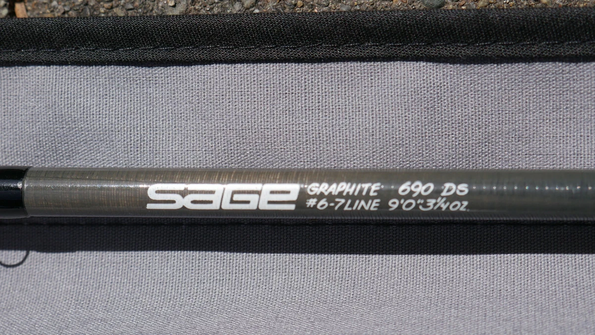Vintage SAGE Graphite II GFL 690 DS Fly Rod - EXCELLENT SHAPE -