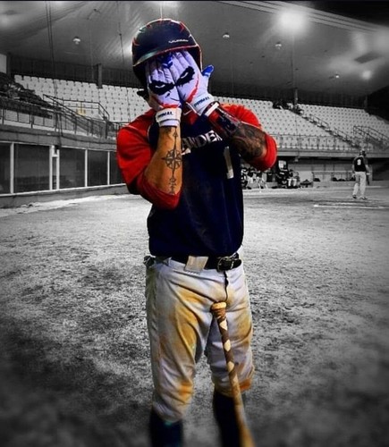 NEU! PGX Smiley Baseball Schlaghandschuhe cool blau GR: YOUTH LARGE Joker Clown - Bild 4 von 7