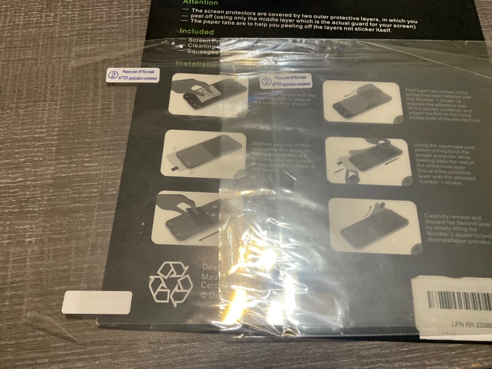 Dmax Armor PROTECTIVE CLEAR SCREEN PROTECTOR FOR SAMSUNG GALAXY TAB E 9.6 - Image 3 of 3