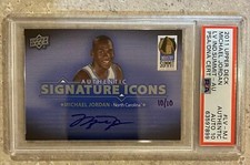 Michael Jordan 2011 Upper Deck Auto LV Industry Summit PSA DNA 10 Signed Auto