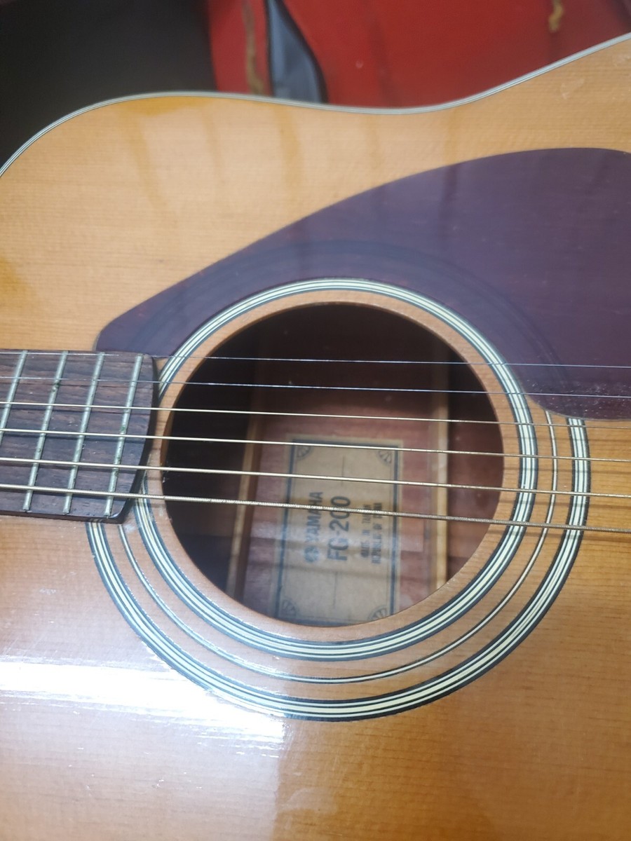 Vintage 1970s Yamaha FG-200 Acoustic Guitar, Taiwan made | eBay