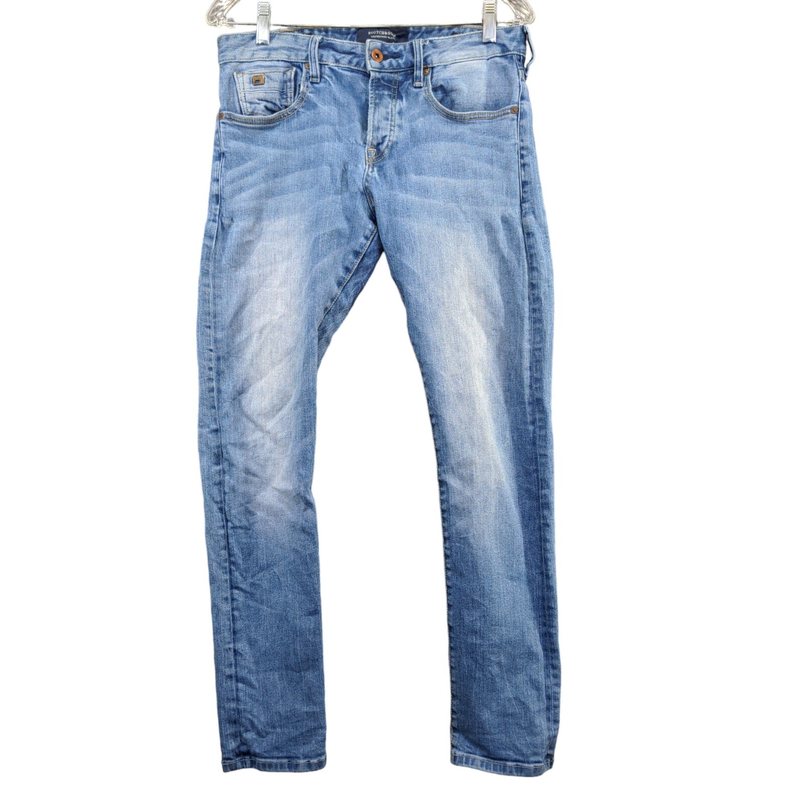 Scotch Soda Men's Amsterdam Blauw Favourite Ralston Jeans Blue 28x30