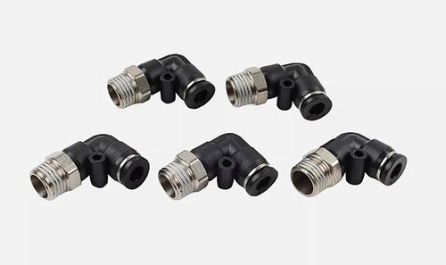 5Pc 6mm Elbow Fitting G 1/4"Fit Corghi Ranger Atlas Hunter For Tire Changer Part - Picture 9 of 10