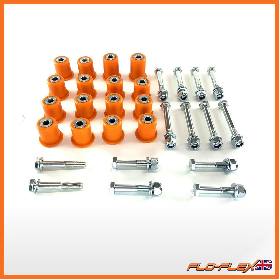 Lotus Exige S2 2004 - 2006 Front & Rear Wishbone Bush Set Poly with Nuts & Bolts - image 3 of 4