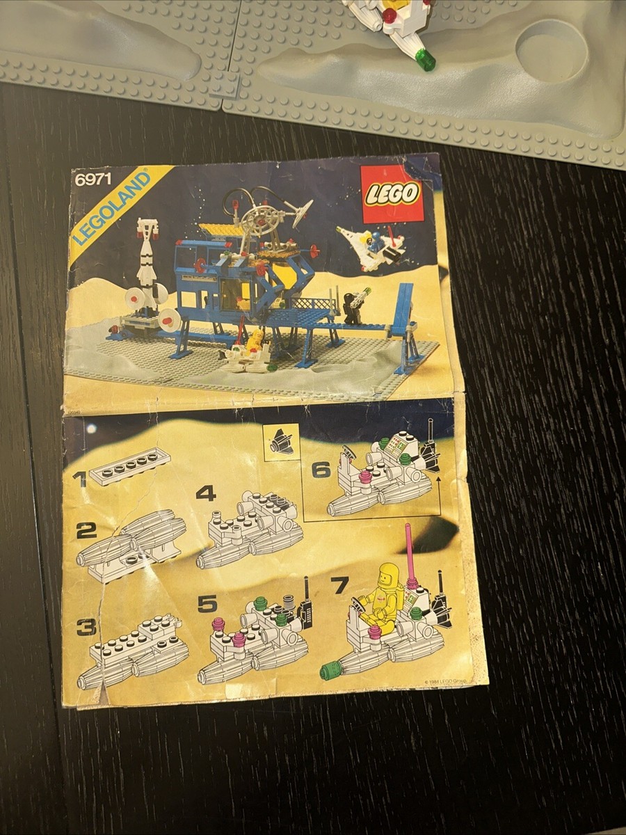 LEGO Classic Space 6971 Inter-Galactic Command Base 1984 Complete