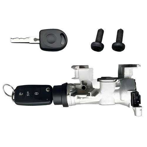 For VW 5Q0905865A 1K0905851B 1K0905865 Ignition Switch Lock Cylinder Key - Picture 2 of 11