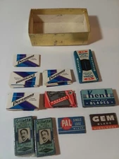 Vintage Lot Of Mixed Assortment of Razor Blades 