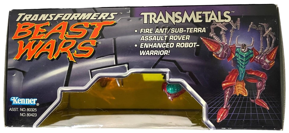 Transformers Beast Wars Transmetals Scavenger Kenner Vtg 1997 New w Failed Tapes - Image 3 of 4