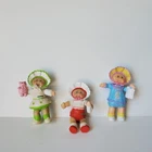 Lot 3 Vintage 1984 Cabbage Patch Kids Figurines Poseable Figures Bonnets Babies