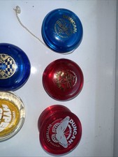 Vintage 5 Duncan Butterfly,Hi-Tech,hyper Spin Yo-Yo Lot