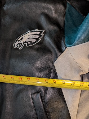Philadelphia Eagles Leather Jacket Men's Size Medium NFL - Picture 11 of 12