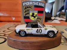 Porsche 914/6 GT * 1970  24h Le Man's  Racing  1:43 Wooden Display 
