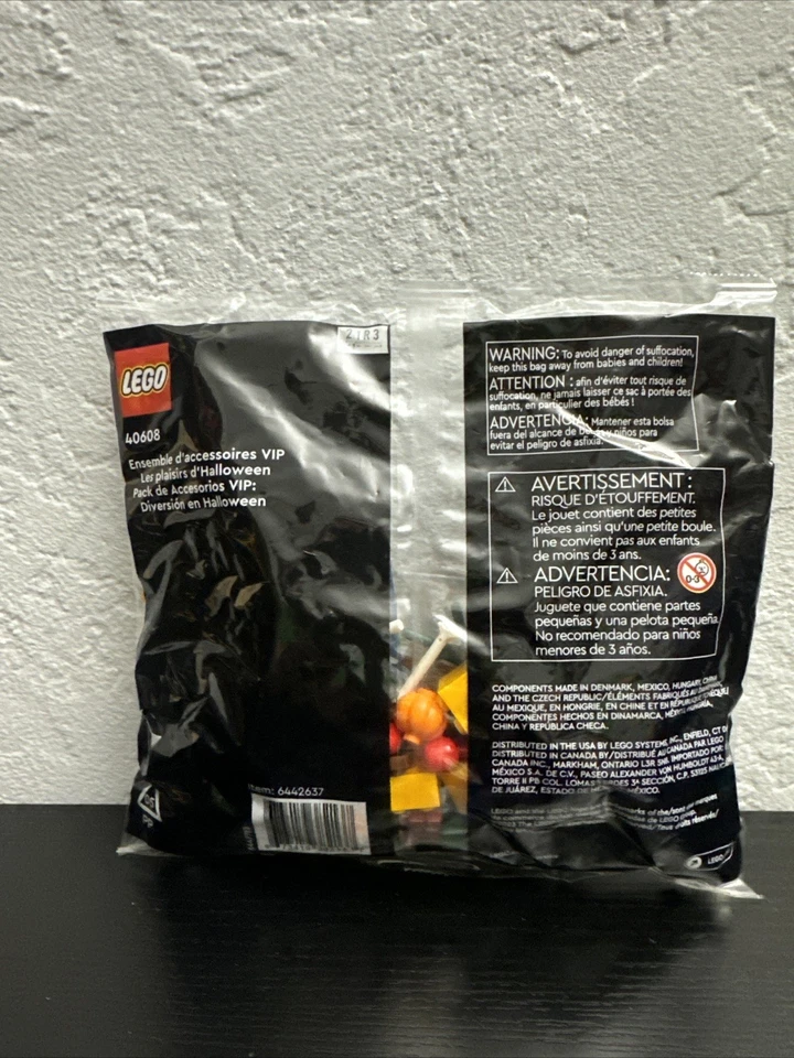 LEGO 40608 Halloween Fun VIP Add-On Pack New Sealed Poly Bag - Image 2 of 2