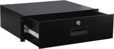 3U Rack Mount Drawer Server Cabinet Case for 19 Inch AV/Network/DJ Equipment ...