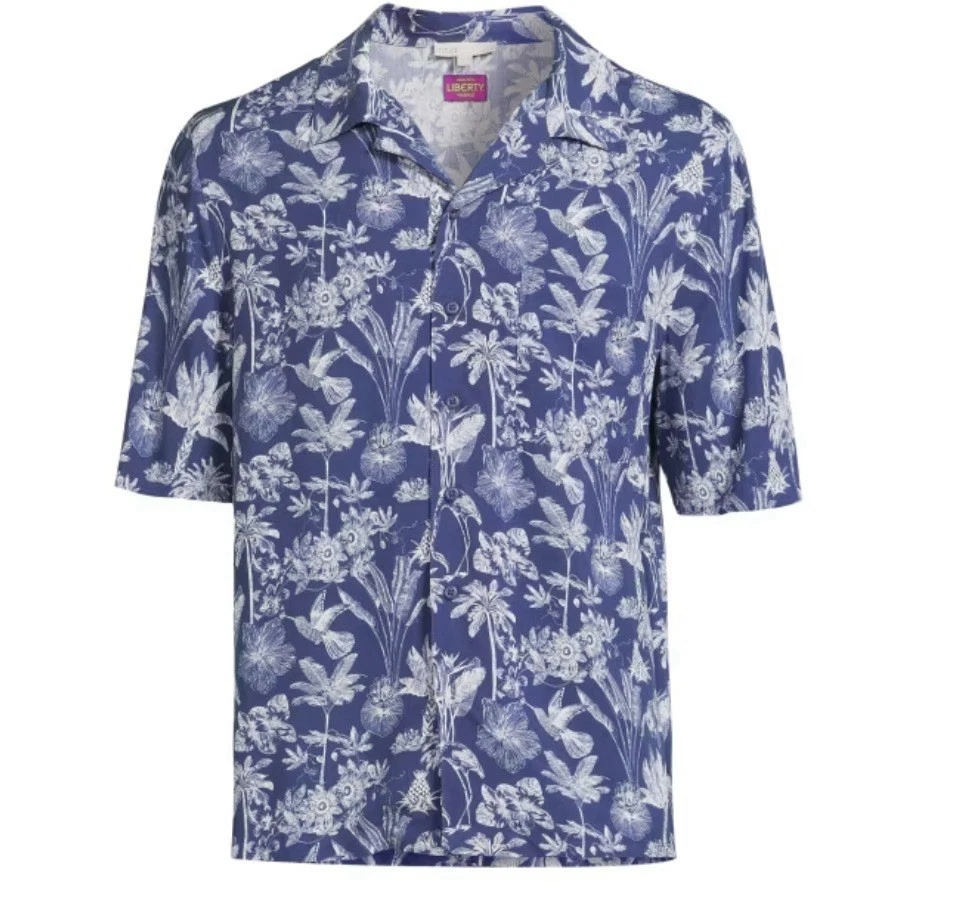 NEW Onia Liberty Fabric Shirt Short Sleeve Vacation Camp Casual Men Size Medium
Opens in a new windo