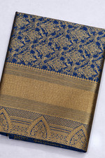 Designer Sari Bollywood Bridal Silk Saree Blouse South Indian Ethnic Ready Made