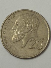 1993 Cyprus 20 Cents Coin
