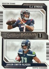 CJ Stroud Jaxon Smith-Njigba Contenders Round 1 Dual Rookie Card Texans Seahawks
