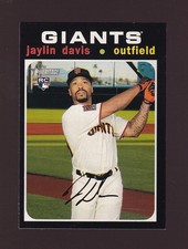 2020 Topps Heritage Jaylin Davis Rookie #546 San Francisco Giants