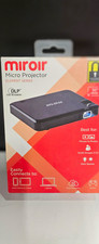 Miroir M20 Mini DLP LED Projector HDMI Micro USB w/ Tripod Case Cables