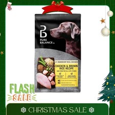 Pure Balance Chicken & Brown Rice Recipe Dry Dog Food, 30 lbs 1.11 per pound
