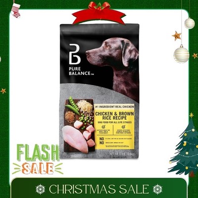 Pure Balance Chicken & Brown Rice Recipe Dry Dog Food, 30 lbs