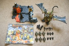 Mega Bloks Dragons Crystal Wars Fire Mountain Set.