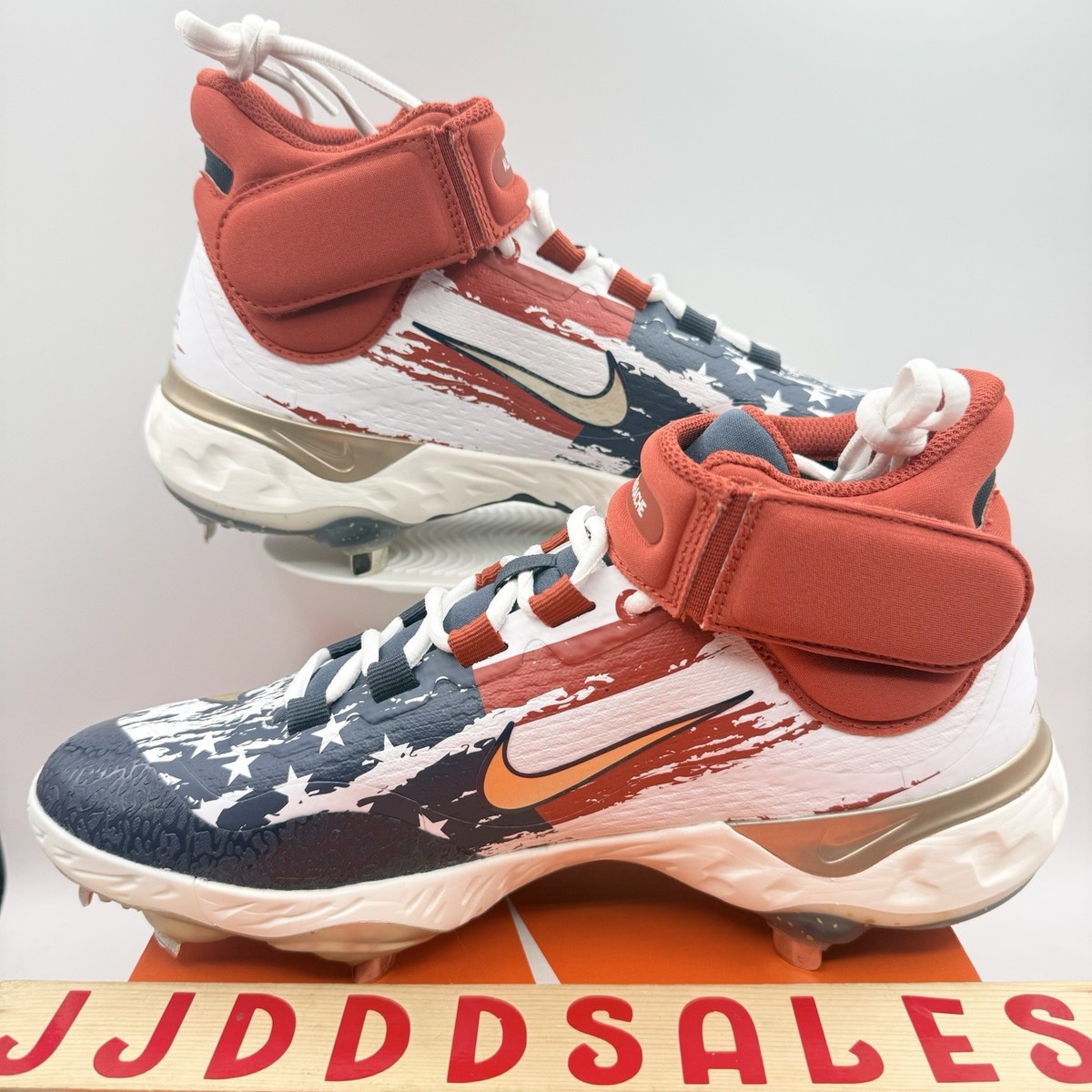 Nike Alpha Huarache Elite 4 Mid Team USA Baseball Cleats FZ7344