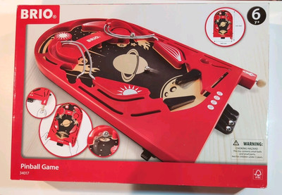 BRIO Pinball Game 34017 Classic Vintage Arcade Style No Electronics FUN! NIB