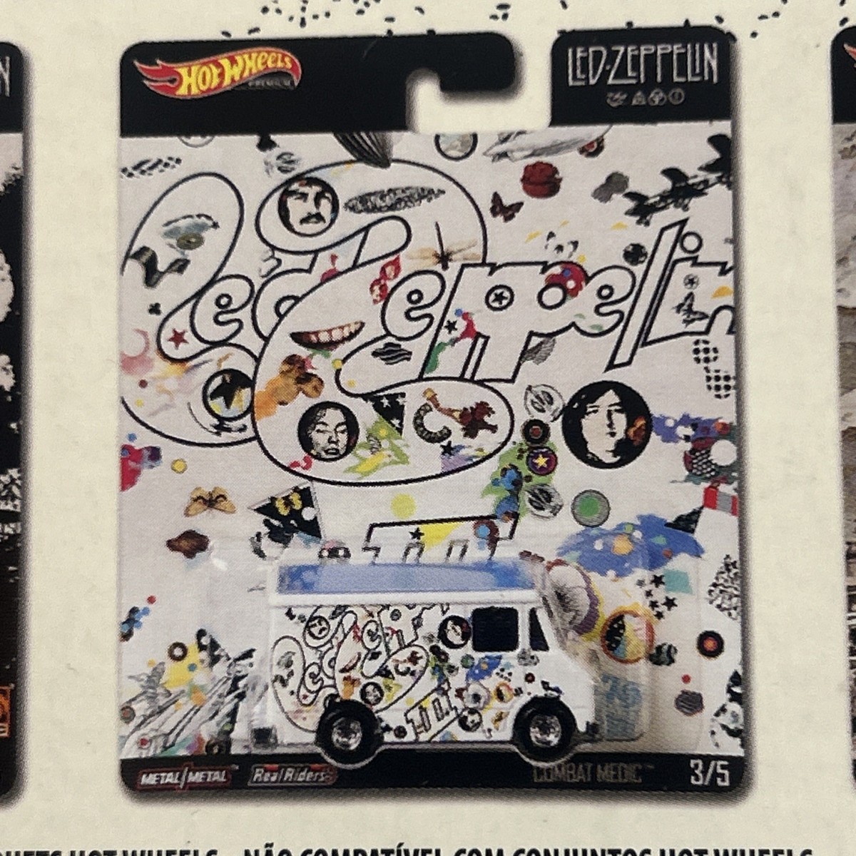 Hot Wheels LED Zeppelin Limited 5 Car Set - GJP75 for sale