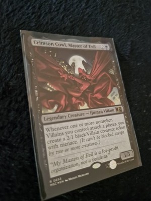 Crimson Cowl, Master of Evil MTG 0653 *Foil* Marvel Super Heroes NM/M Rare
