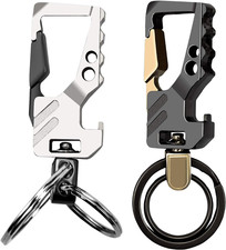 2Pcs Keychains, Key Chains for Carabiner Keychain Car Key Chain Bottle Opener Ke