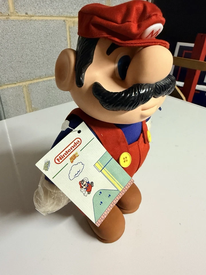 NUEVO 1989 Applause Vintage Super Mario Bros 2 Nintendo 7.5" Figura con etiquetas Foto 3 de 4