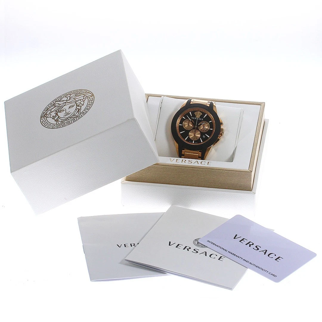 Versace VEM800318 Orologio Uomo Cronografo Quarzo Personaggio con Scatola e Garanzia