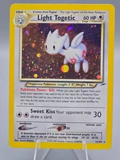 Pokemon Light Togetic – Neo Destiny #15/105 – Holo Rare NM