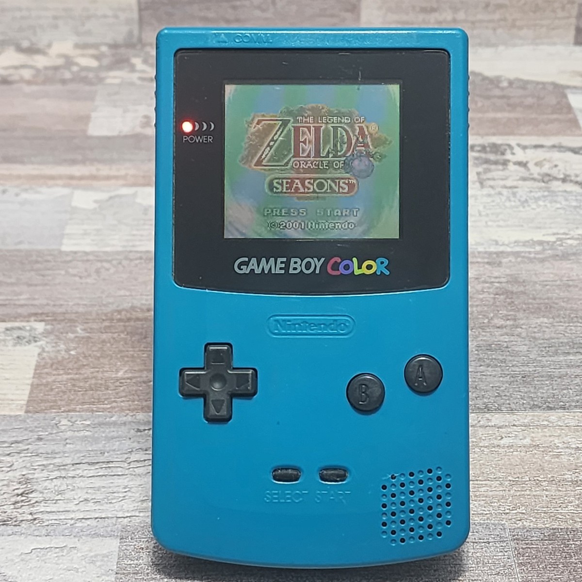 Nintendo Gameboy Color GBC Teal Blue Handheld Console CGB-001 w