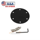 Universal Car 6 Bolt Hole Steering Wheel Horn Cover Plate Aluminum Center Cap