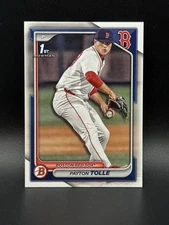 Payton Tolle 2024 Bowman Draft #BD-63 Boston Red Sox Rookie Baseball Card