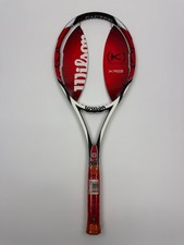 NUOVO Wilson K Factor Six One 90, 4 3/8 Roger Federer 6.1