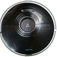 Roborock S7 Robot Vacuum Sonic Mop Black Tested Working No Dock