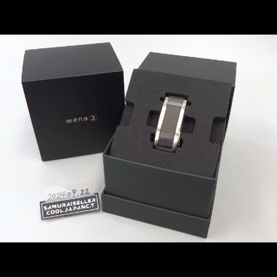 【値下げ】開封済未使用品 ソニーwena wrist SONY Wena Wrist Pro WB-11A/S Premium Silver Hybrid Smart Watch