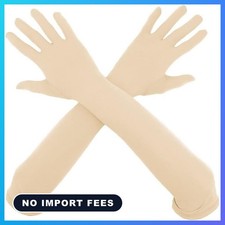 Unisex 18" Elbow Length Stretchy Spandex Gloves