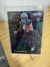 2025 Panini Prizm Fireworks Rookie Tetairoa McMillan Carolina Panthers #21