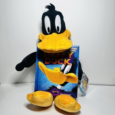 KOHLS Daffy Duck Plush 12'' Book & Plush Set Bundle Looney Tunes